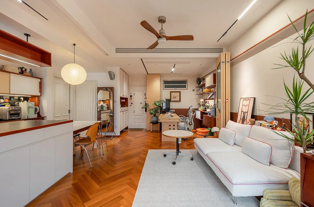 与家居博主的二搭中古风｜秋月｜全案托管设计